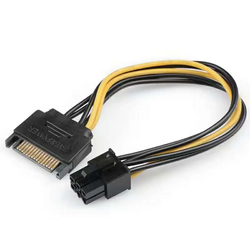 ADAPTATEUR D`ALIMENTATION SATA VERS 6 PIN